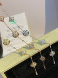 Louis Vuitton Crystal Bloom Medallion Charm Bracelet