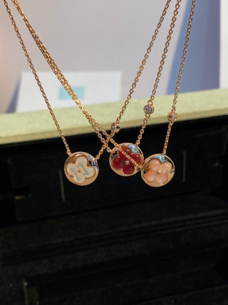 Louis Vuitton Blossom Petal Color Charm Necklace