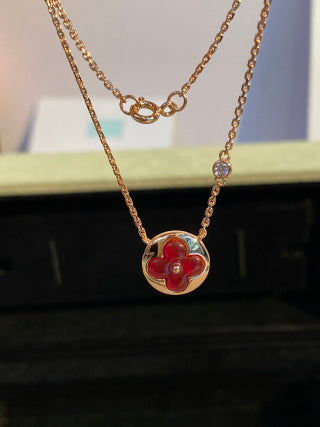 Louis Vuitton Blossom Petal Color Charm Necklace