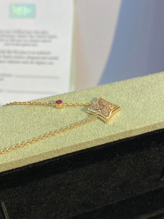 Louis Vuitton Diamond Star Bloom Pendant Necklace