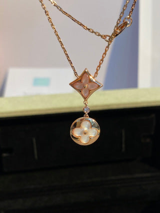 Louis Vuitton Blossom Star Pearl Pendant Necklace