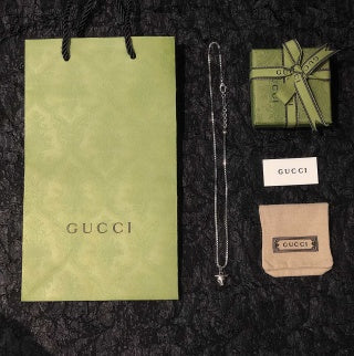 Gucci Animal Charm Double Chain Necklace