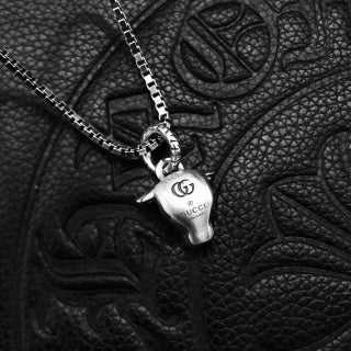 Gucci Animal Charm Double Chain Necklace