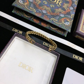 Dior Chaîne Royale Gold Link Bracelet