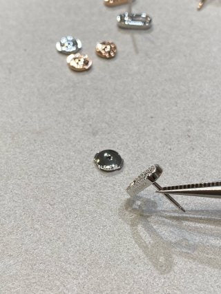 Messika Move Uno Pavé Diamond Stud Earrings