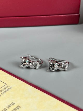 Cartier Panther-head stud earrings