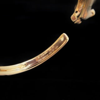 CARTIER Azelle Panther Sculpted Bangle