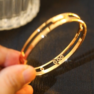 Messika Move Slim Pavé Diamond Bangle