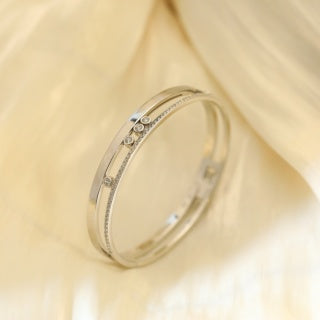 Messika Move Slim Pavé Diamond Bangle
