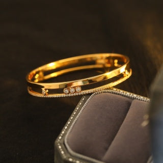 Messika Move Slim Pavé Diamond Bangle