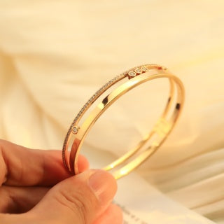 Messika Move Slim Pavé Diamond Bangle