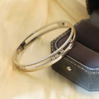 Messika Move Slim Pavé Diamond Bangle