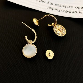 Dior Astral Star Medallion Drop Earrings