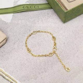 Gucci Interlocking G Gold Link Chain Bracelet