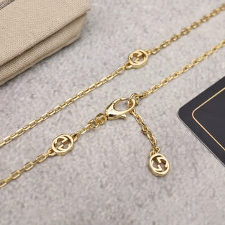 Gucci Interlocking G Gold Link Chain Bracelet