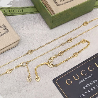 Gucci Interlocking G Gold Link Chain Bracelet