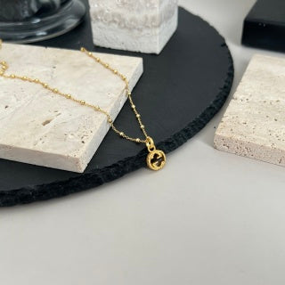 Gucci GG Mini Medallion Gold Chain Necklace