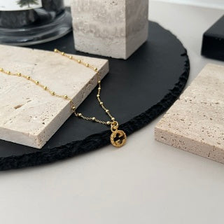 Gucci GG Mini Medallion Gold Chain Necklace