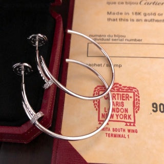 Cartier Clou Élancé Mini Hoop Earrings