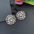 YSL Celestial Crystal Bloom Clip-On Earrings