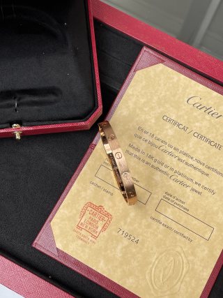Cartier Love Rosé Signature Screw Bracelet