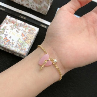 Dior Rosalie Charm Heart Bracelet