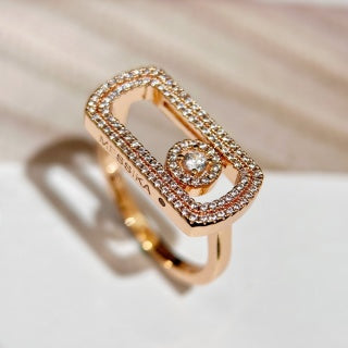 Messika Move Uno Pavé Diamond Signet Ring