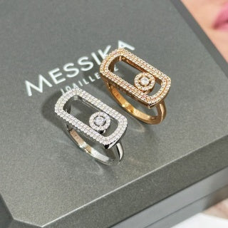 Messika Move Uno Pavé Diamond Signet Ring
