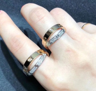 Cartier Love Entrelacé Duo Ring