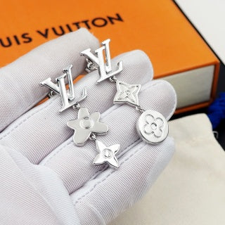 Louis Vuitton Blossom Drop Flower Stud Earrings