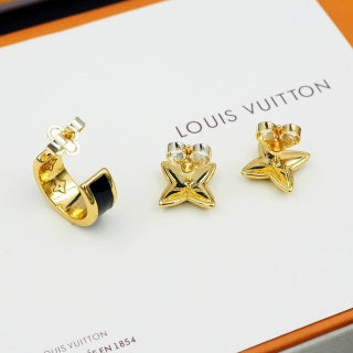 Louis Vuitton Blossom Enamel Flower Stud Earrings