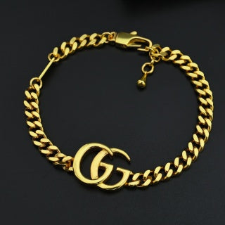 Gucci Interlocking G Cuban Link Chain Bracelet