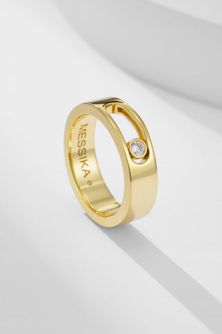 Messika Move Uno Bold Diamond Band Ring