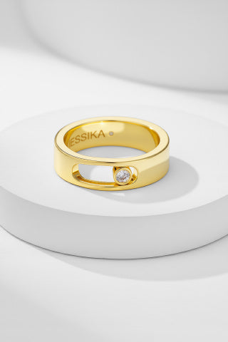Messika Move Uno Bold Diamond Band Ring