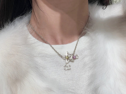Chanel Star Heart CC Charm Necklace – Elegant Luxury Fashion Jewelry