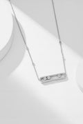 Messika Move Rectangular Diamond Pendant Necklace
