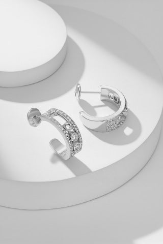Messika Move Pavé Diamond Hoop Earrings