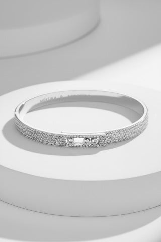 Messika Move High Jewelry Pavé Diamond Bangle