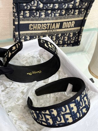 Dior Liora Oblique Canvas Signature Headband