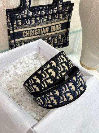 Dior Liora Oblique Canvas Signature Headband