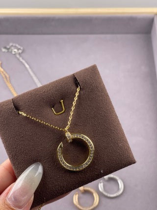 Cartier Juste un Clou necklace  fully diamond-set