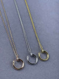 Cartier Juste un Clou necklace with diamonds at the head and tip