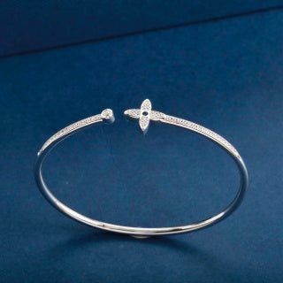 Louis Vuitton Blossom Cross Open Cuff Bracelet