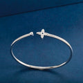 Louis Vuitton Blossom Cross Open Cuff Bracelet