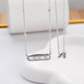 Messika Move Slim Diamond Bar Necklace
