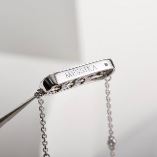 Messika Move Slim Diamond Bar Necklace