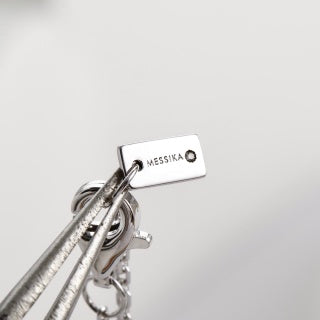 Messika Move Slim Diamond Bar Necklace