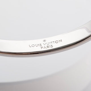 Louis Vuitton Silver Monogram Cuff Bracelet