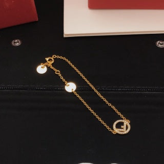 Fendi Liora FF Circle Charm Bracelet