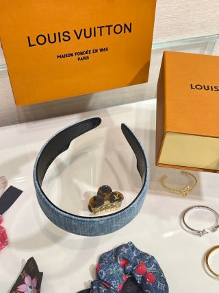 Louis Vuitton Monogram Denim Hairband